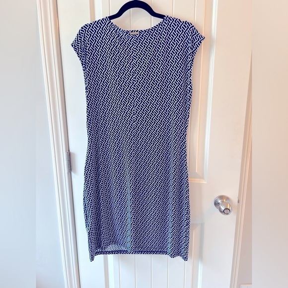 Michael Kors cap sleeve knit midi dress, size L - Picture 2 of 10
